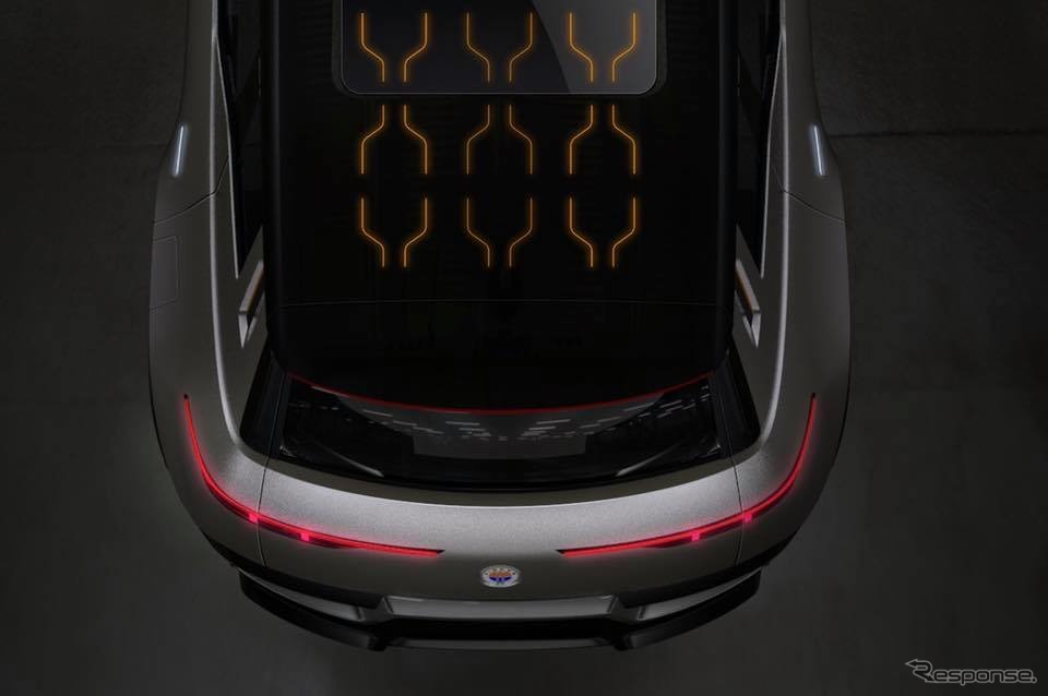 フィスカーの新型EVのティザーイメージ《photo by Fisker》