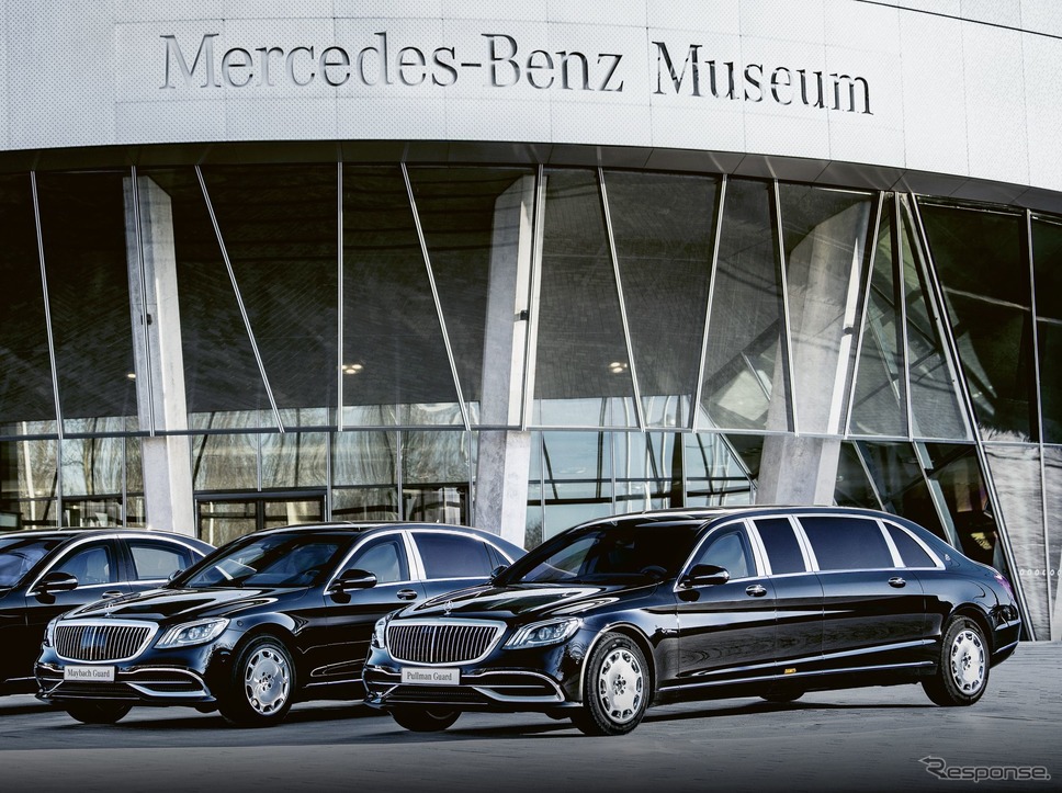 メルセデスマイバッハ Sクラス の防弾仕様車「S650ガード」と「S650プルマンガード」《photo by Mercedes-Benz》