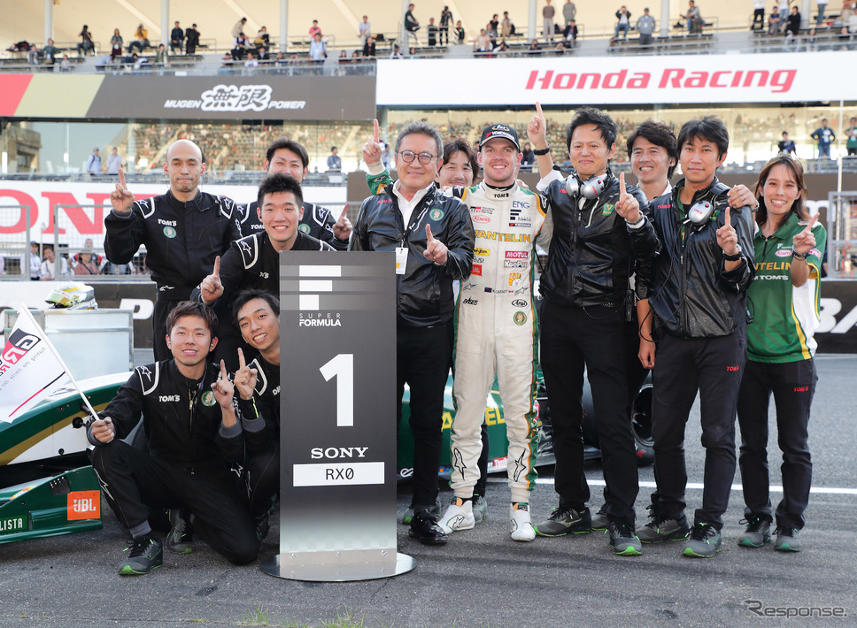 2019年SF王者となったニック・キャシディ(TOM'S)。《写真提供 TOYOTA》