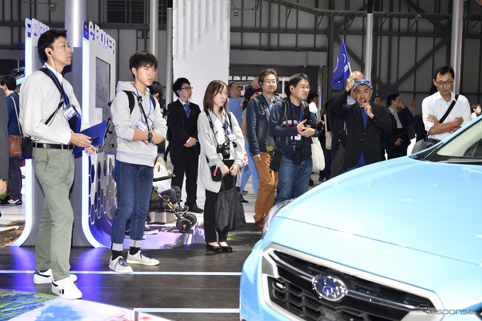 スバルガイドツアー（東京モーターショー2019）《撮影 雪岡直樹》