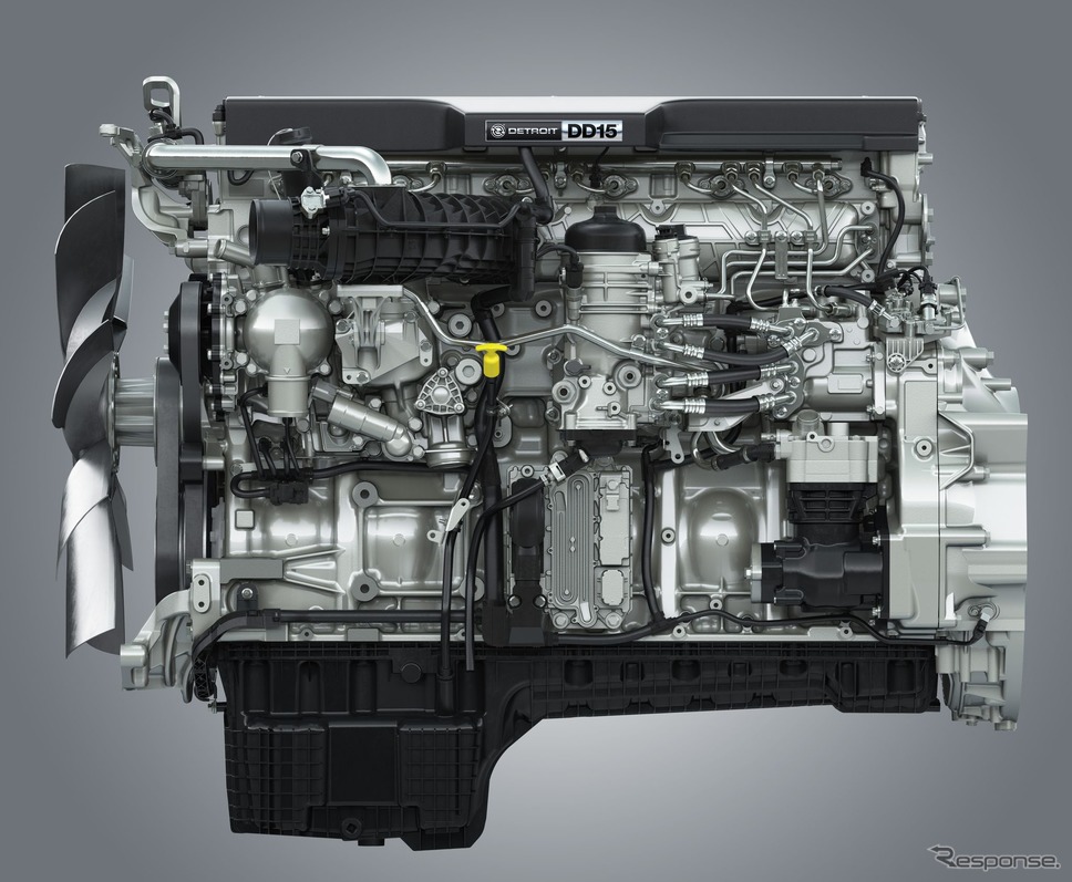 デトロイトディーゼル社の「デトロイトDD15 Gen 5」エンジン《photo by Daimler》