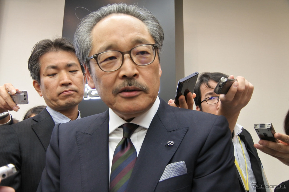 マツダ 藤原清志 副社長《撮影 小松哲也》