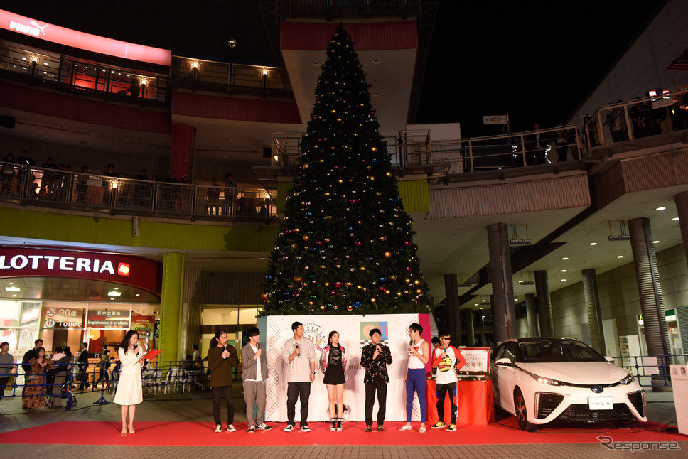 Welcome HEART TREE点灯式(10月31日)《写真 東京モーターショーPR事務局》
