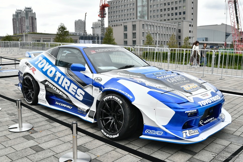 TEAM TOYO TIRES DRIFT 180SX(東京モーターショー2019)《撮影 雪岡直樹》