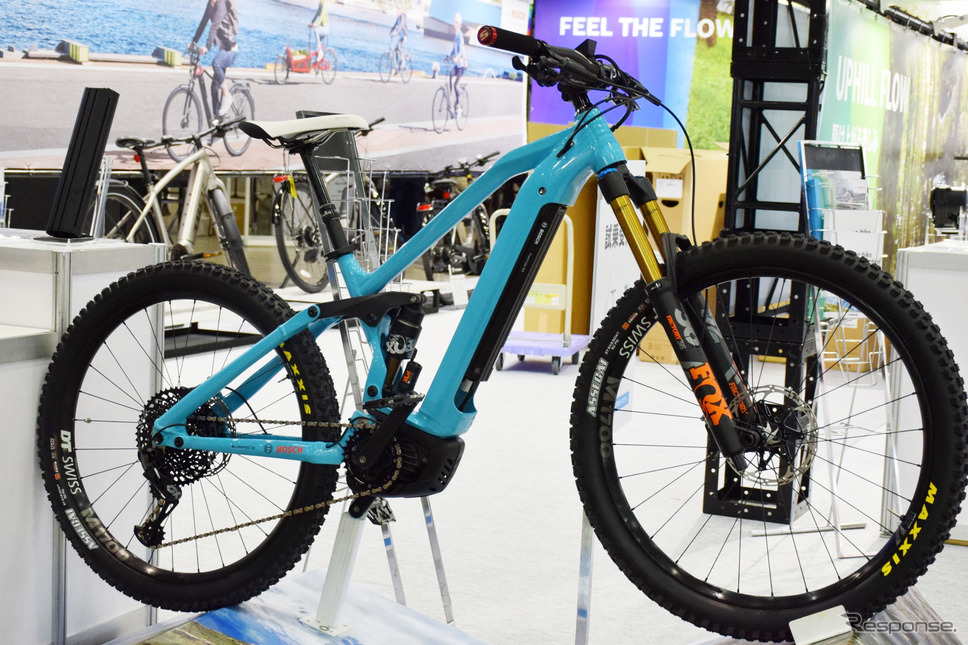 ボッシュのユニットを搭載したフルサスペンションE-MTB《撮影 釜田康佑》