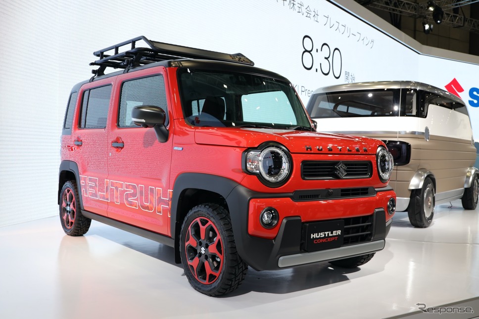 スズキ・ハスラーコンセプト・アーバンアウトドアスタイル(東京モーターショー2019)《撮影 愛甲武司》