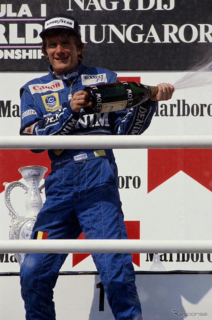 1990年F1ハンガリーGP優勝《photo (c) Getty Images》