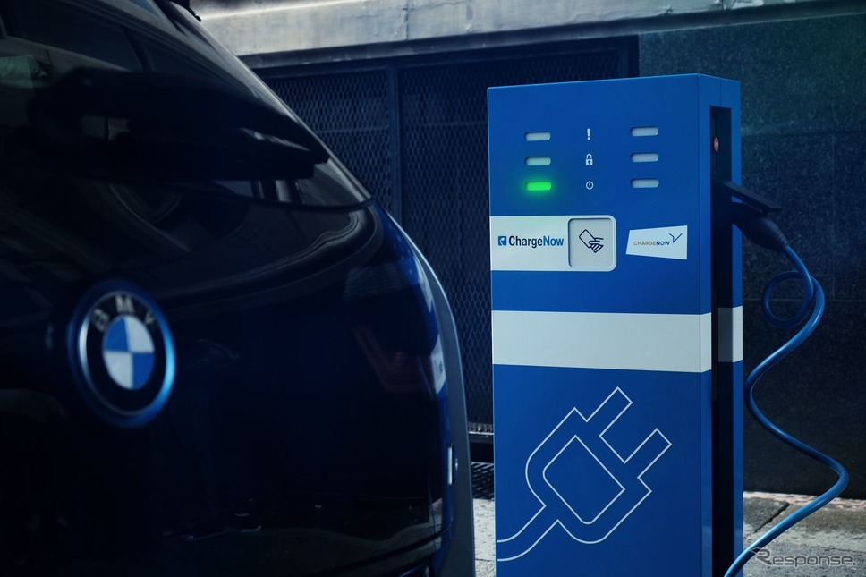 BMWが欧州で設置している充電ステーション《photo by BMW》