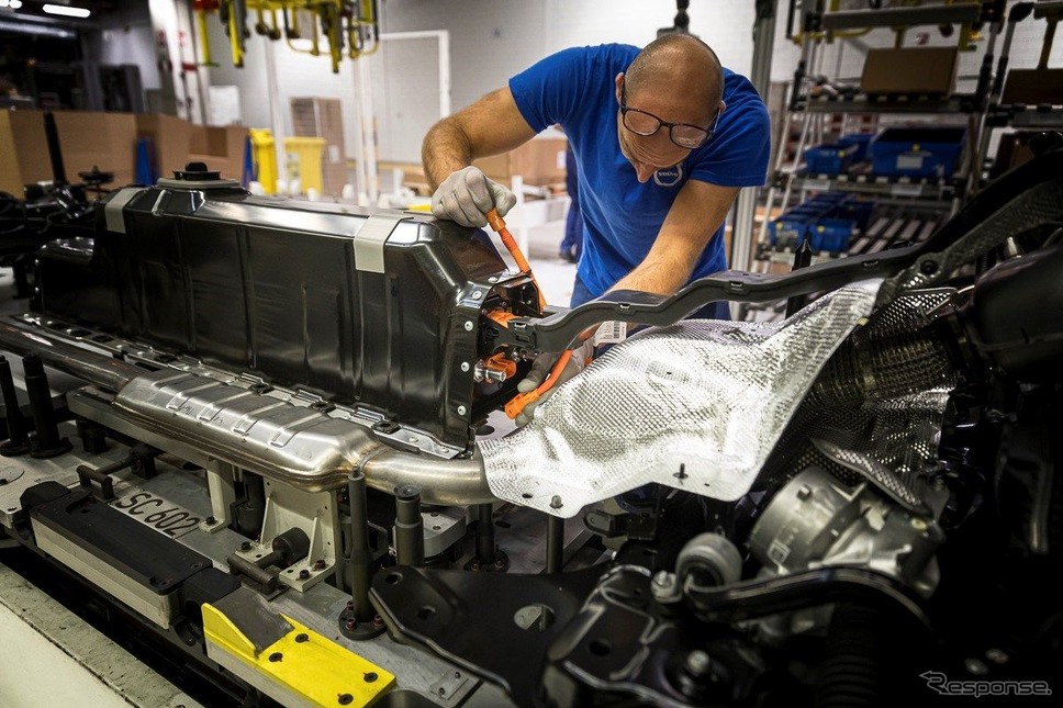 ボルボカーズの電動車の製造工程《photo by Volvo Cars》