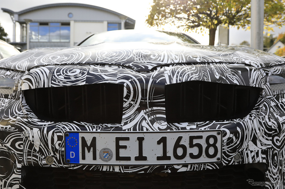 BMW M5セダン 改良新型 スクープ写真《APOLLO NEWS SERVICE》