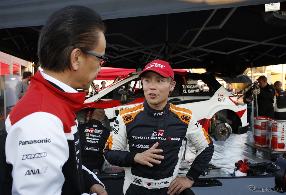 トヨタ・ヤリスWRCで出走した勝田貴元が国際格式部門総合優勝。《写真提供 TOYOTA》