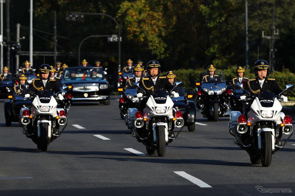 即位パレード（11月10日）《photo (c) Getty Images》