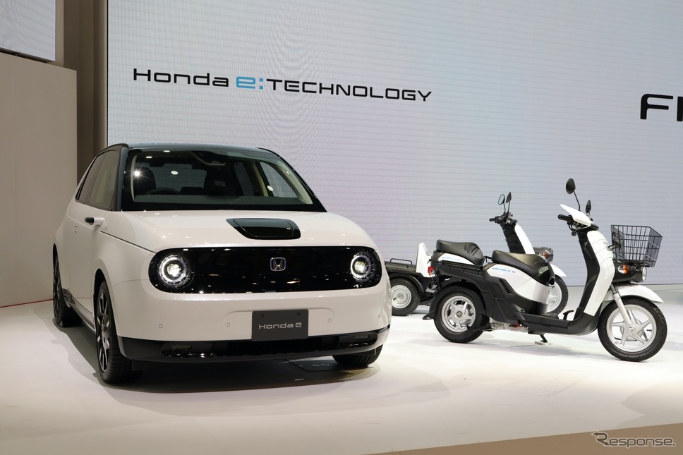 ホンダe(東京モーターショー2019)《撮影 愛甲武司》
