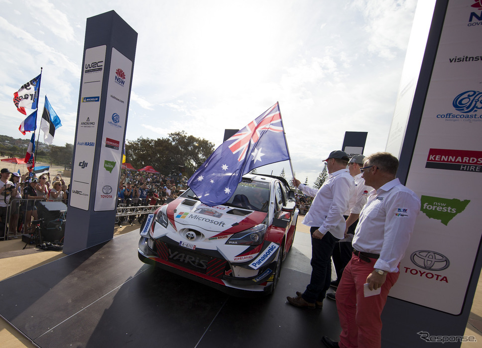 WRCオーストラリア戦が中止に（写真は昨年、2018年のWRCオーストラリア戦）。《写真提供 TOYOTA》