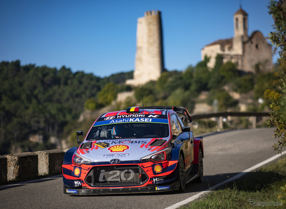 2019年シーズンの「ヒュンダイi20クーペWRC」。《写真提供 Red Bull》