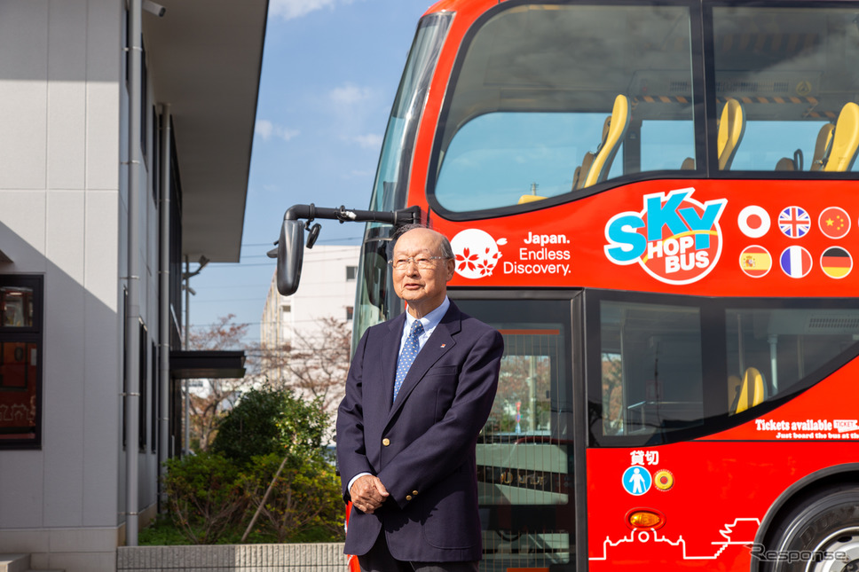 日の丸自動車興業の富田浩安社長《撮影 二城利月》
