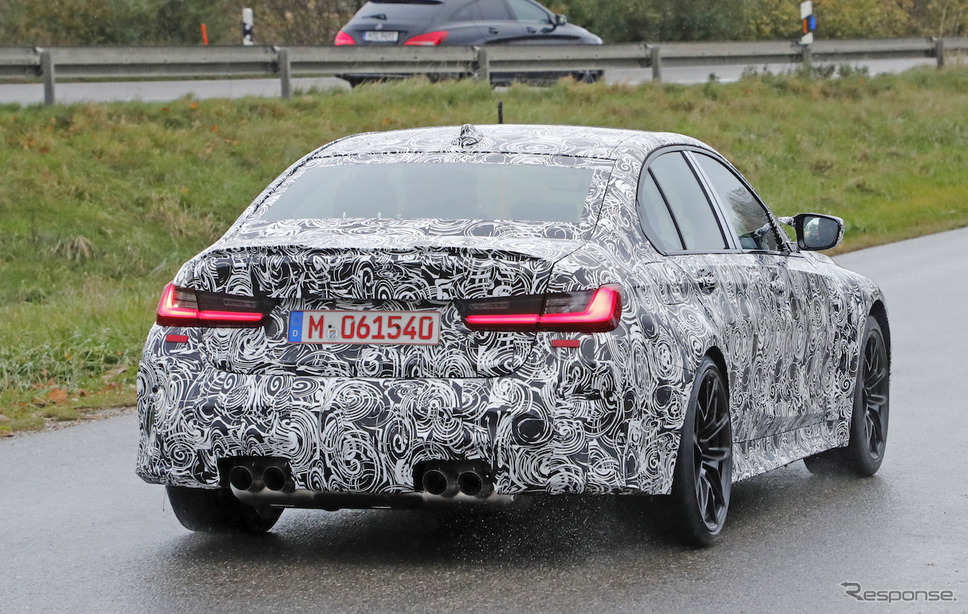 BMW M3セダン 次期型プロトタイプ(スクープ写真)《APOLLO NEWS SERVICE》