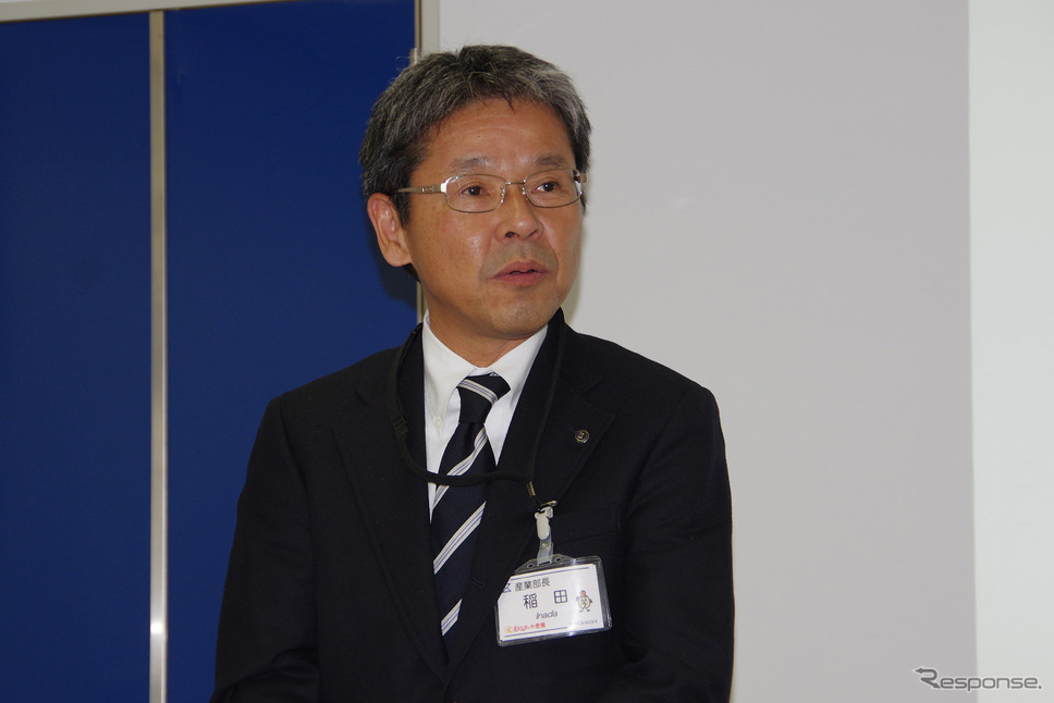 豊橋市の産業部長・稲田浩三氏《撮影 宮崎壮人》