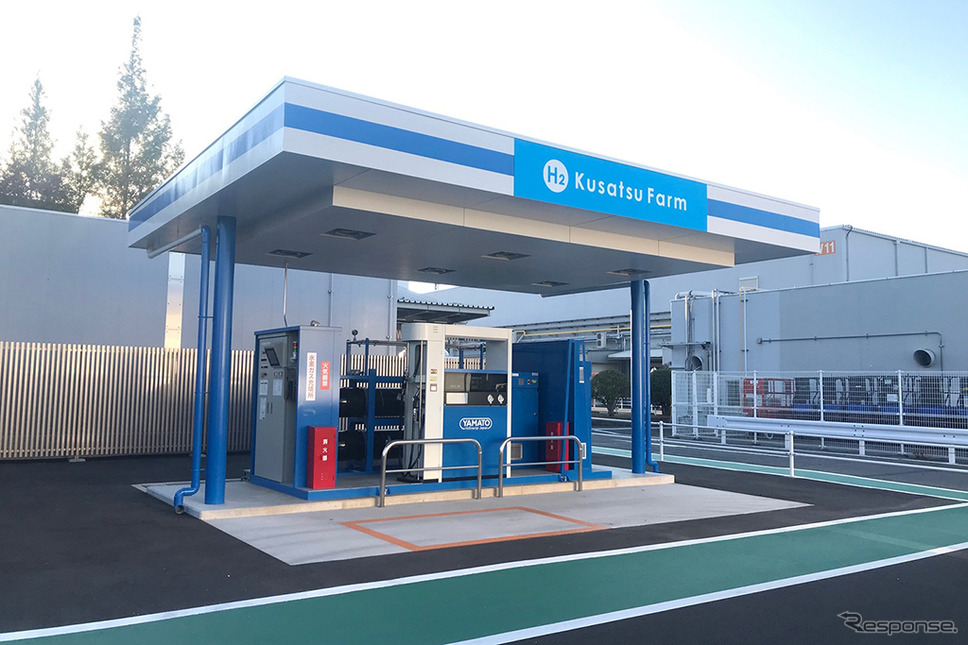 水素ステーション H2 Kusatsu Farm《画像:パナソニック》