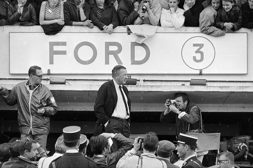 1966年ルマンに現れたヘンリー・フォード2世。《photo by Getty Images》
