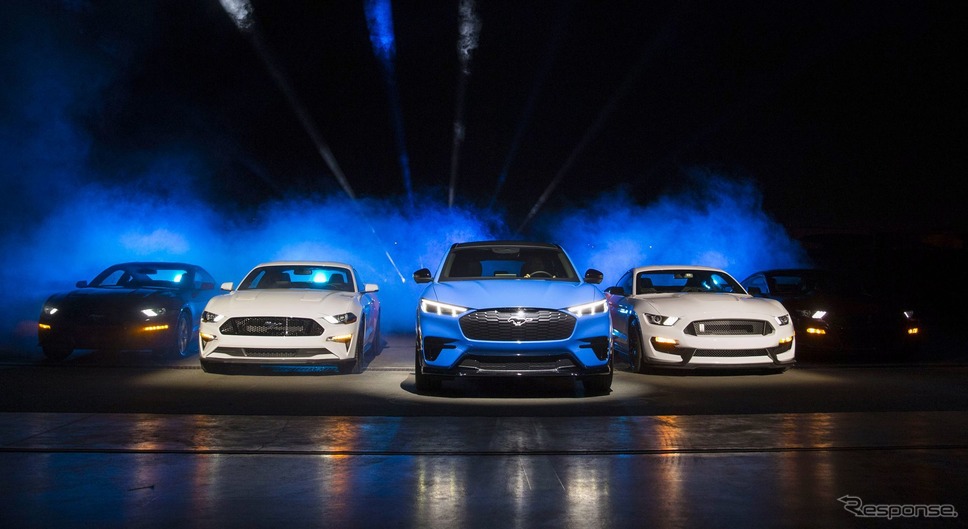 フォード・マスタング・マッハE(ロサンゼルスモーターショー2019)《photo by Ford Motor》
