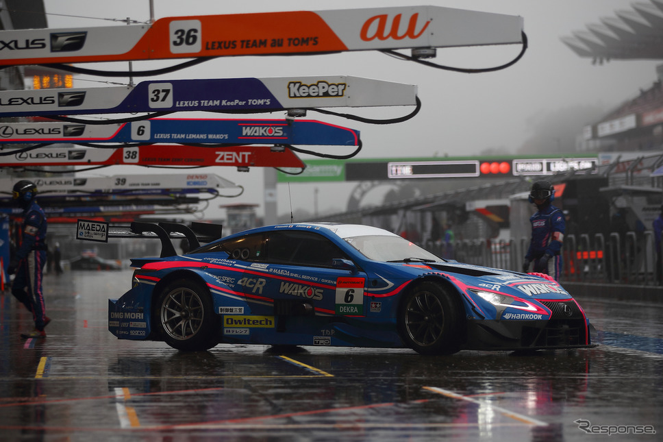 #6 レクサスLC500(大嶋和也と山下健太)《撮影 益田和久》