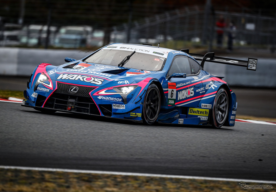 決勝4位の#6 レクサスLC500(山下健太)。《撮影 益田和久》
