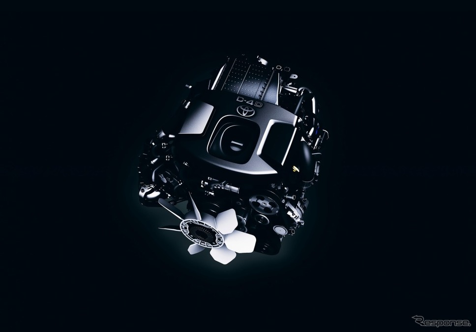 トヨタ グランエース 2.8リットル直列4気筒ディーゼルターボエンジン《写真 トヨタ自動車》