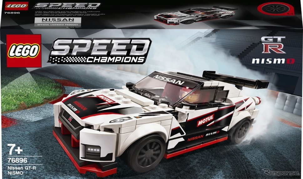 レゴ スピードチャンピオンシリーズ「日産 GT-R ニスモ 76896」《画像：レゴジャパン》