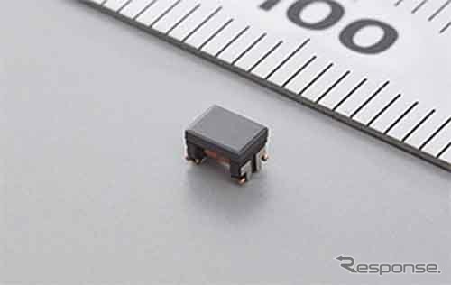 村田製作所 車載Ethernet向けコモンモードチョークコイル DLW32MH201YK2《画像:村田製作所》