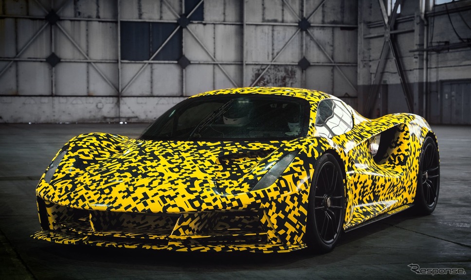 ロータス・エヴァイヤの最初の開発プロトタイプ車両《photo by Lotus Cars》