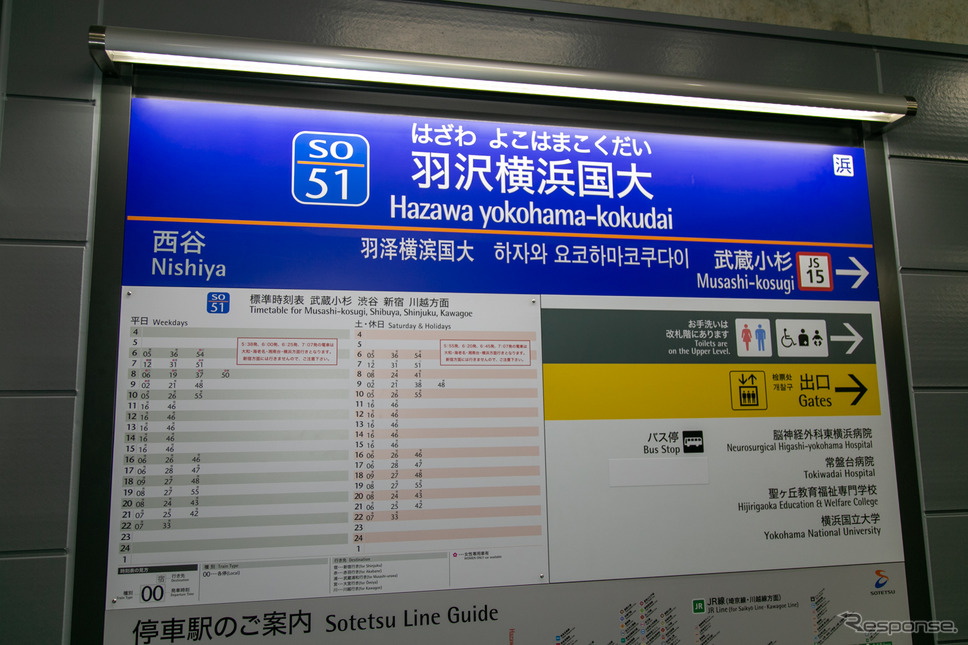 相鉄線20年ぶり26番目の新駅「羽沢横浜国大駅」---11月30日よりJRと直通