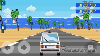 スマートフォン向けアプリ「Play On! by Volkswagen」の新ゲーム「ランランワーゲン」《画像:フォルクスワーゲングループジャパン》
