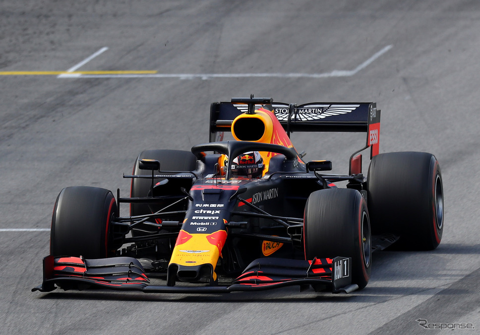 レッドブル・ホンダの #33 マックス・フェルスタッペン（2019年ブラジルGP）。《写真提供 Red Bull》
