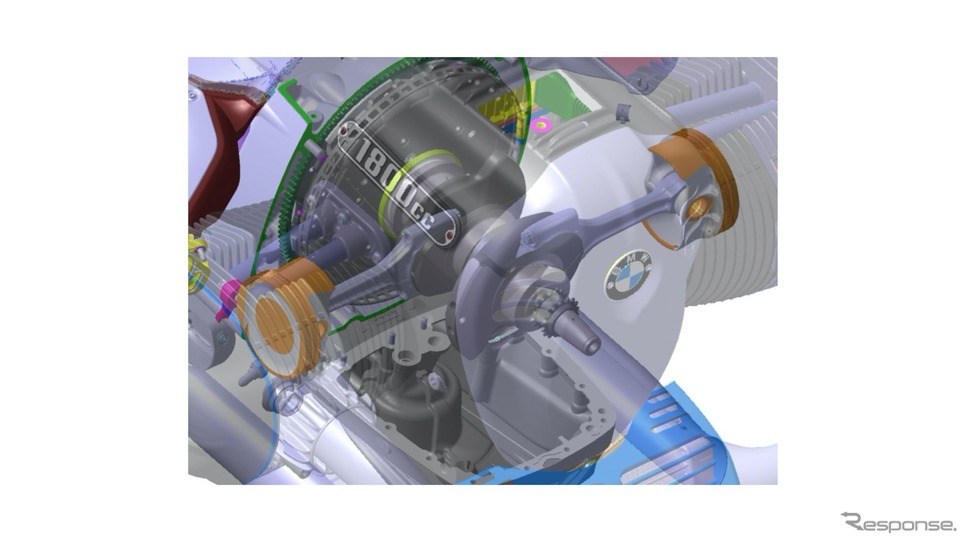 BMWモトラッドの新型2気筒ボクサーエンジン《photo by BMW》