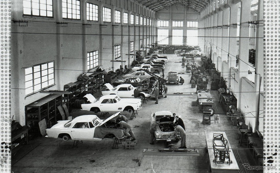 モデナ工場（1958年）《photo by Maserati》