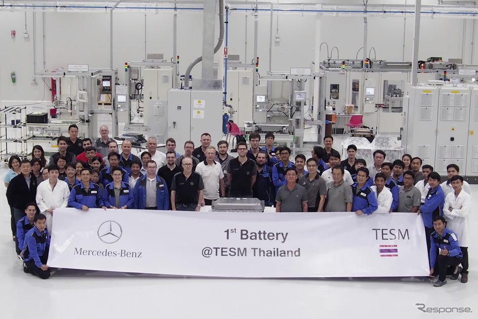 メルセデスベンツのタイ・バンコクの新バッテリー工場《photo by Mercedes-Benz》