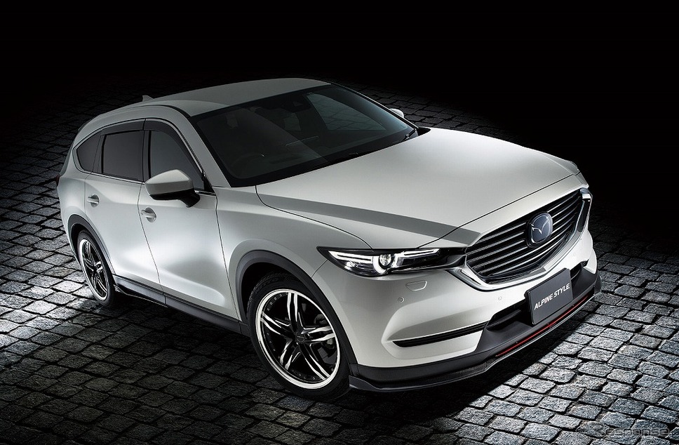 マツダ CX-8(装着イメージ・マットガンメタ)《画像 アルパインニューズ》