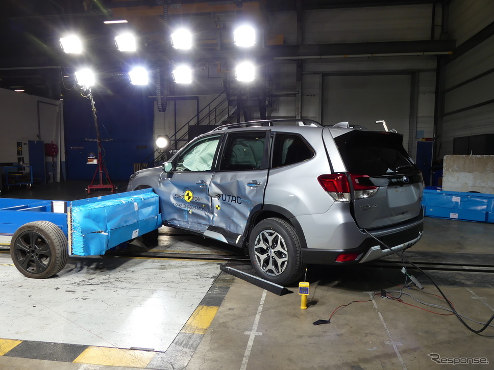 側面クラッシュテスト《photo by Euro NCAP》