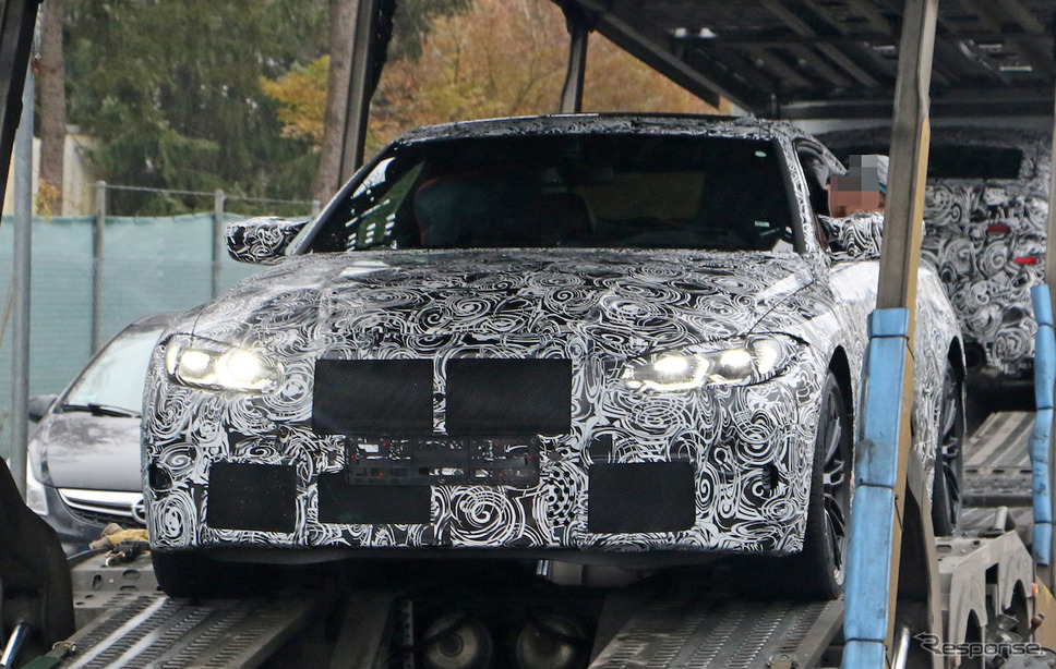 BMW M4クーペ 新型プロトタイプ(スクープ写真)《APOLLO NEWS SERVICE》