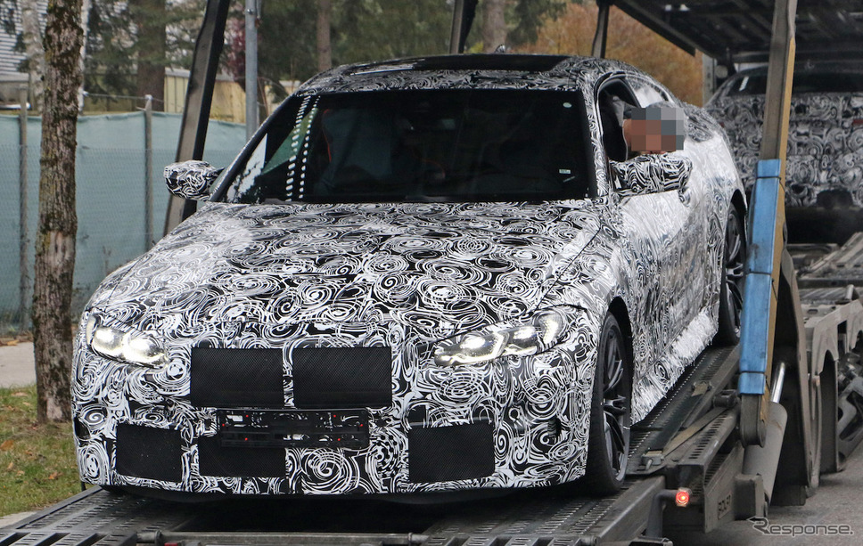 BMW M4クーペ 新型プロトタイプ(スクープ写真)《APOLLO NEWS SERVICE》