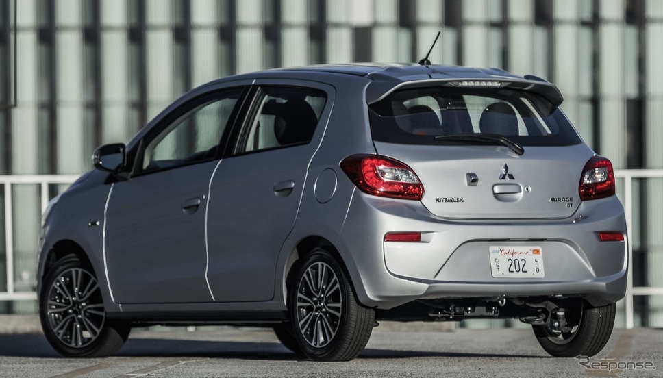 三菱 ミラージュ(米国仕様)《photo by Mitsubishi Motors》