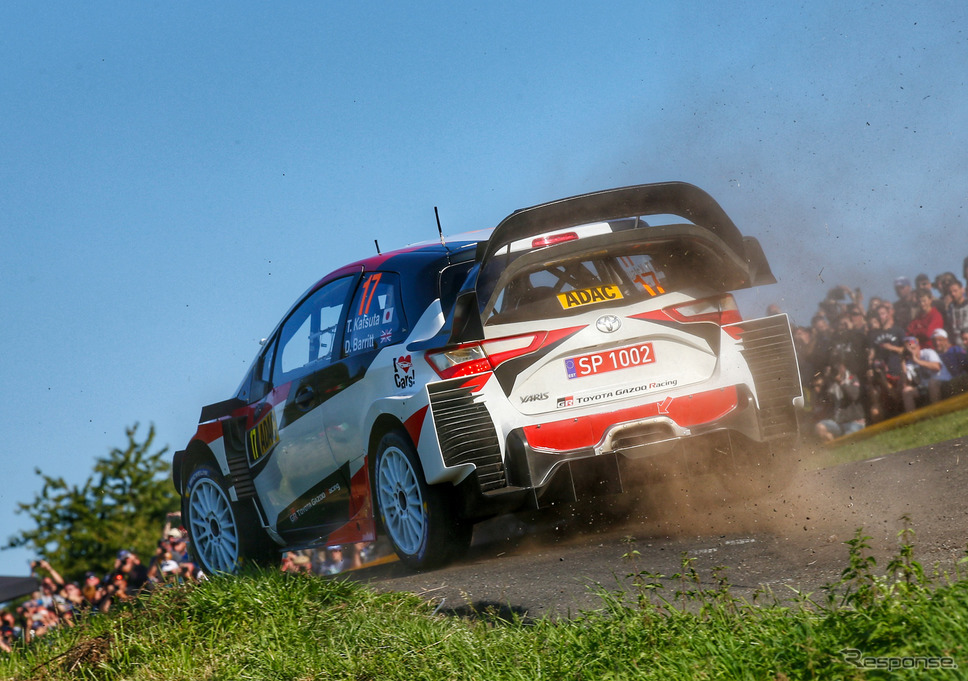 勝田貴元の#17 ヤリスWRC（2019年WRCドイツ戦）《写真提供 TOYOTA》