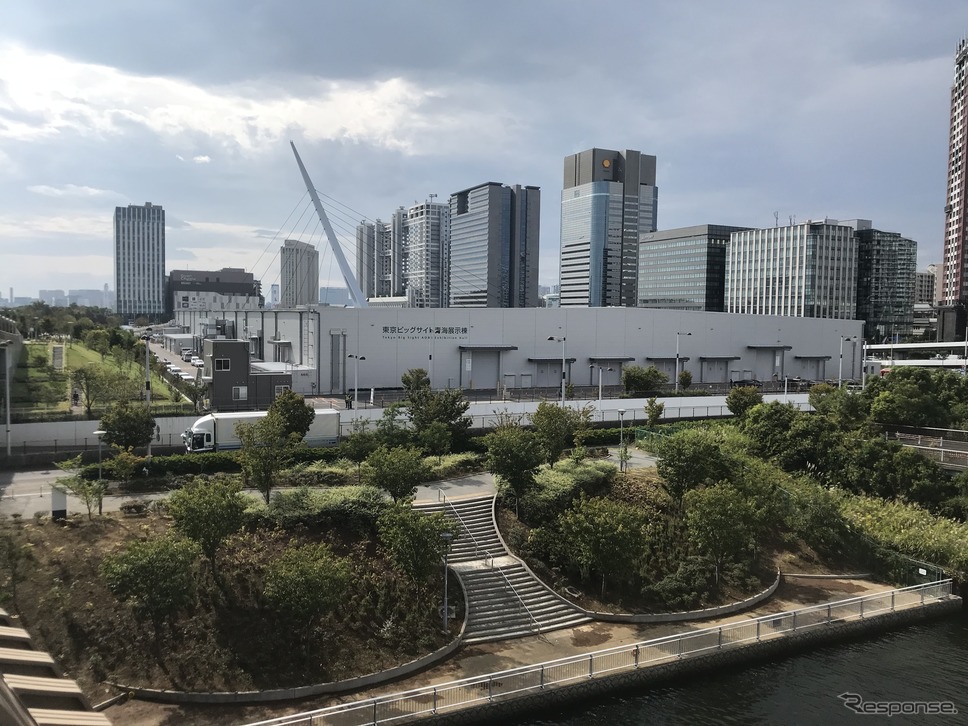 会場のひとつ、東京ビッグサイト青海棟《撮影 高木啓》