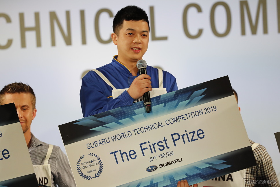 優勝した中国のシャン・ドンゴン選手《撮影 マリオ高野》