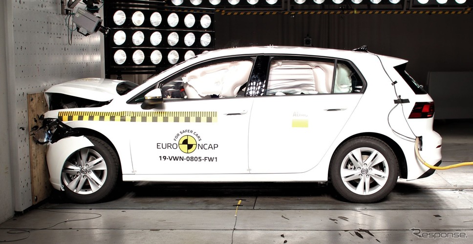 フォルクスワーゲン・ゴルフ 新型のユーロNCAP衝突テスト《photo by EURO NCAP》
