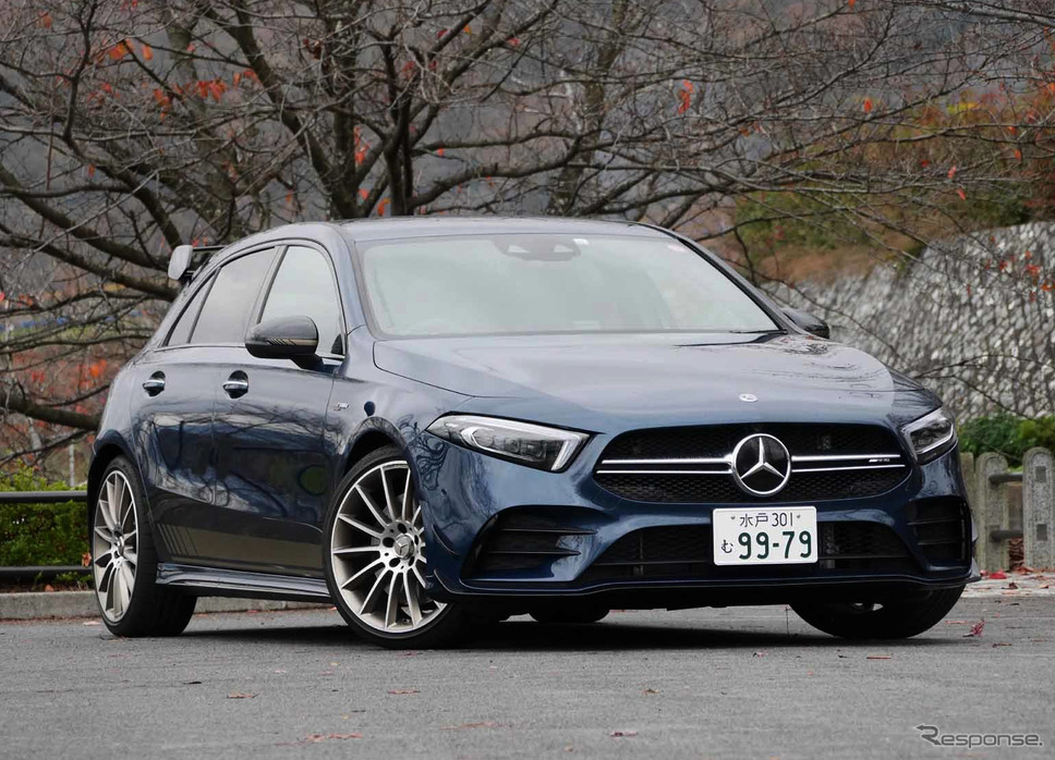 メルセデスAMG A35 4MATIC撮影 中村孝仁