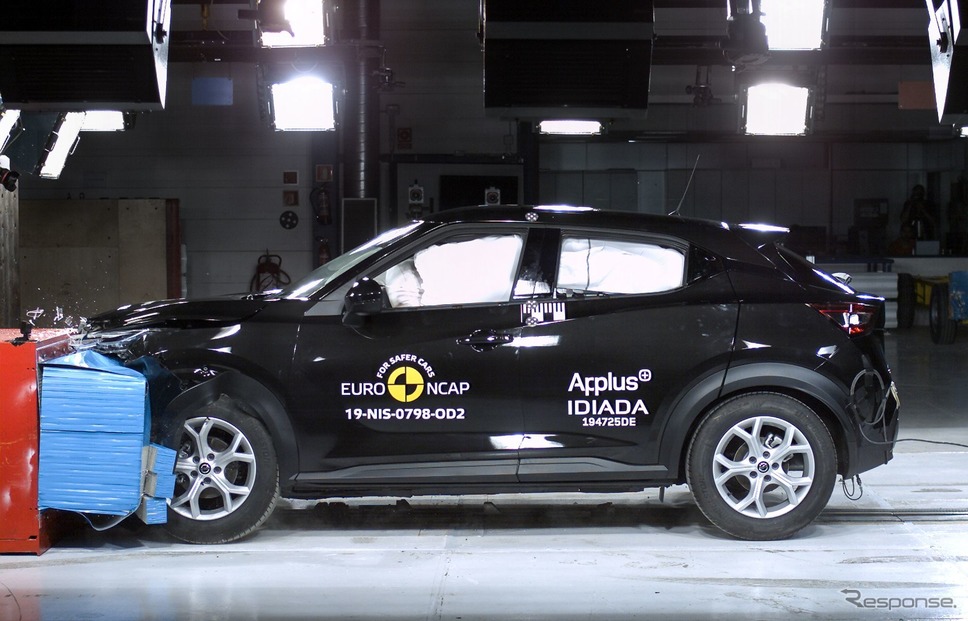 日産 ジューク 新型のユーロNCAP衝突テスト《photo by EURO NCAP》