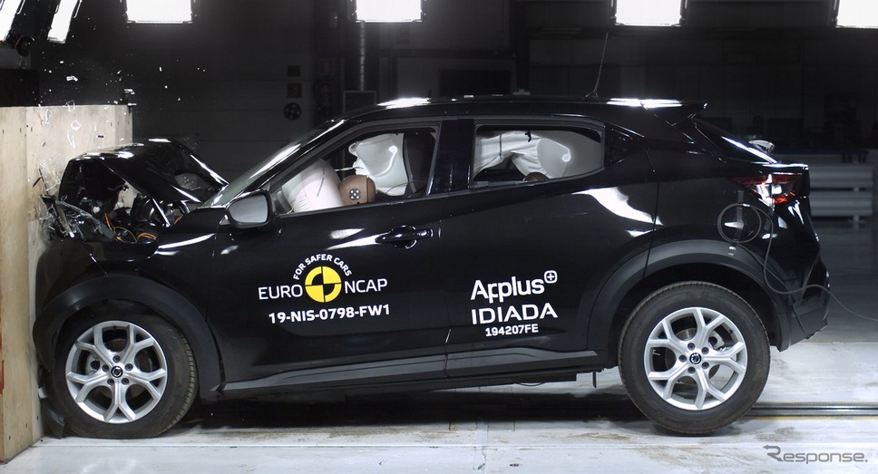日産 ジューク 新型のユーロNCAP衝突テスト《photo by EURO NCAP》