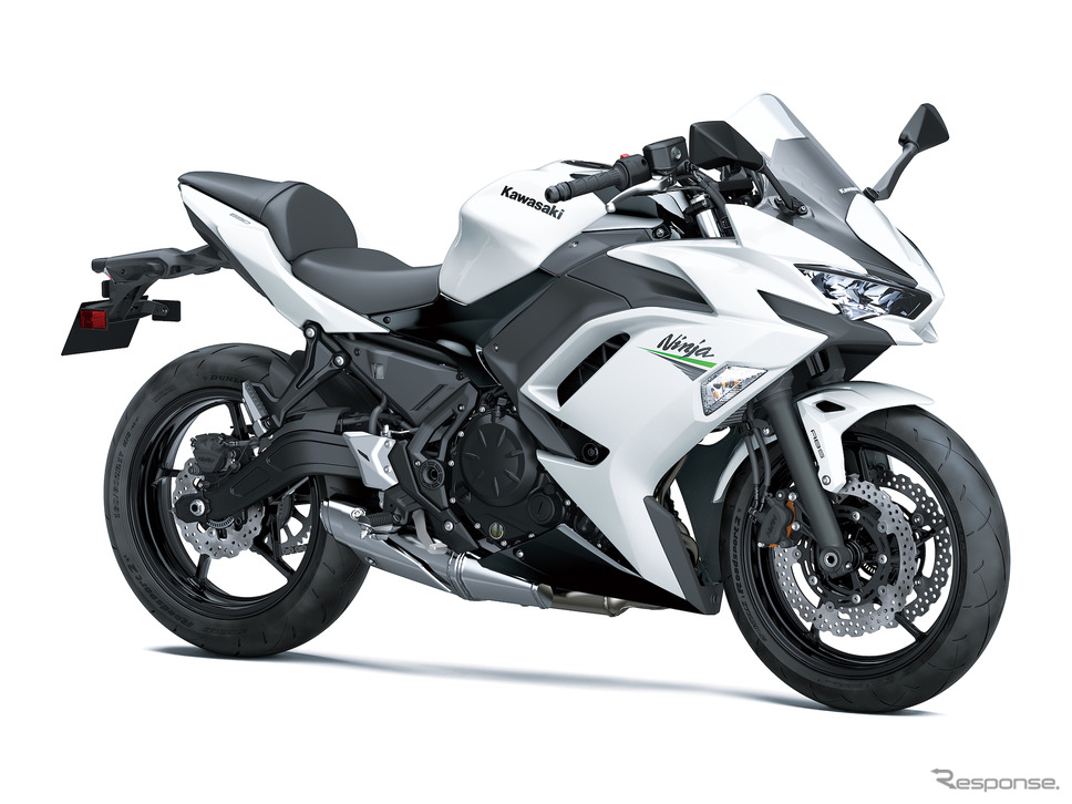 カワサキNinja 650 / パールブリザードホワイト(2020年モデル)《画像:カワサキモータースジャパン》